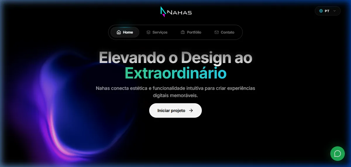 Camilo Nahas — Site institucional premium desenvolvido pela Odisseia Design